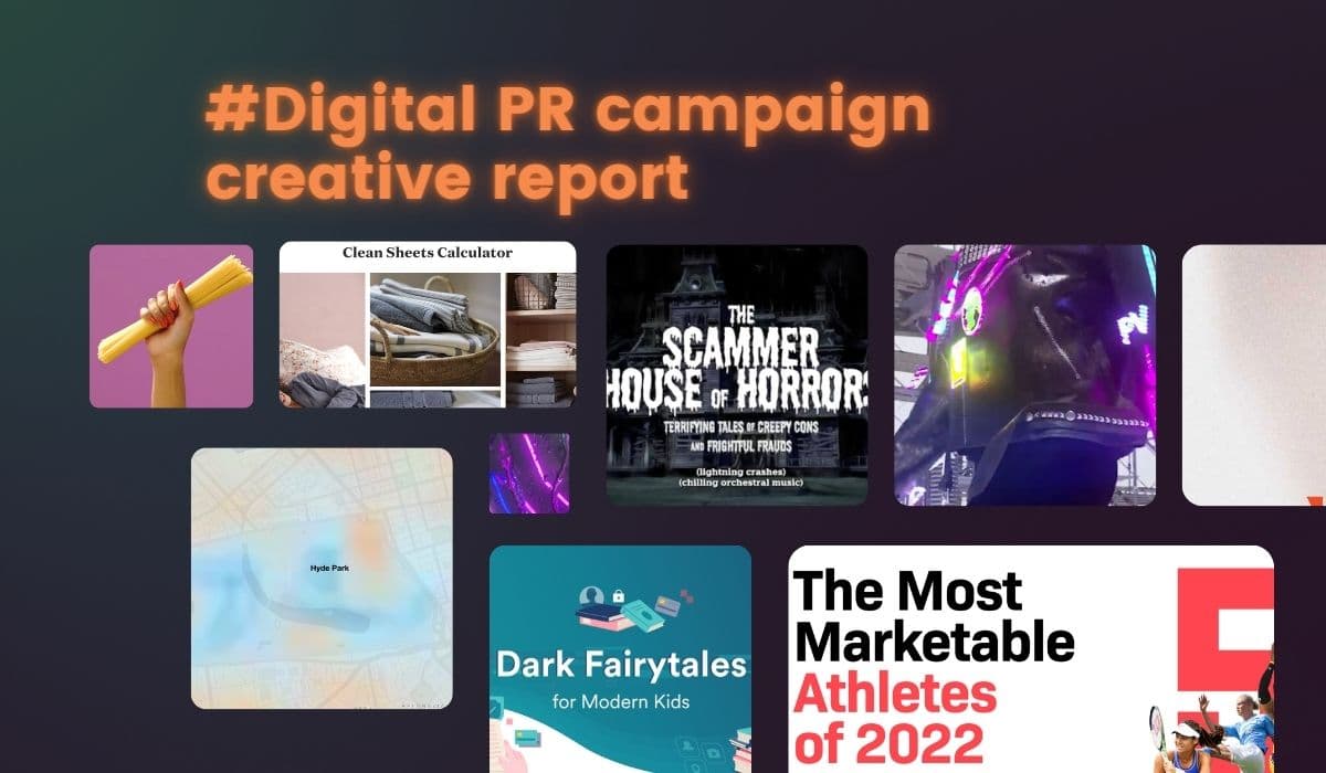 The digital PR campaign creative report